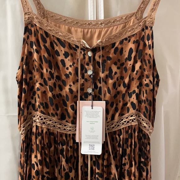 Spell & The Gypsy Saphari Prairie Strappy Sundress - S UT - Picture 10 of 15